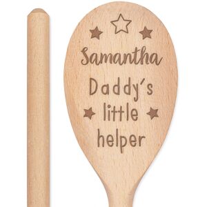 Gift Base Personnalisé Gravé Cuillère En Bois Daddy'S Little Helper Tout Nom Cuisson - Publicité Gift Base Personnalisé Gravé Cuillère En Bois Daddy'S Little Helper Tout Nom Cuisson - Publicité