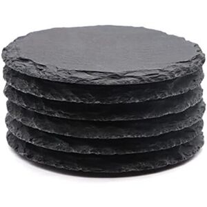 Eurowagens 6 Pack De Sous-Verres En Pierre De 4 Pouces Avec Un Fond Antidérapant - Publicité Eurowagens 6 Pack De Sous-Verres En Pierre De 4 Pouces Avec Un Fond Antidérapant - Publicité