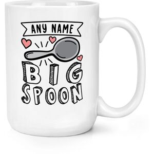 Gift Base Mug Grande Cuillère 15oz Personnalisé, Céramique Blanc, Amour - Publicité Gift Base Mug Grande Cuillère 15oz Personnalisé, Céramique Blanc, Amour - Publicité