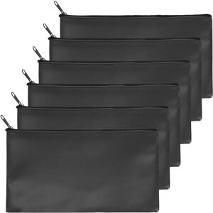 Uxcell Pochettes À Pièces Pour Dépôt Bancaire 11x6 Po, 6 Sacs À Noirs - Publicité Uxcell Pochettes À Pièces Pour Dépôt Bancaire 11x6 Po, 6 Sacs À Noirs - Publicité