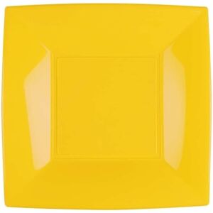 Gold Plast Assiettes À Dessert Carrés Agréable Mangue 25 Pièces 18x18 Cm Goldplast - Fête - Publicité Gold Plast Assiettes À Dessert Carrés Agréable Mangue 25 Pièces 18x18 Cm Goldplast - Fête - Publicité