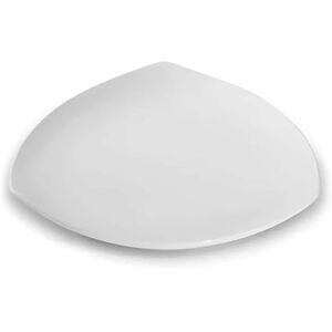 Dt Plateau Triangulaire Blanc En Porcelaine 26 Cm - Publicité Dt Plateau Triangulaire Blanc En Porcelaine 26 Cm - Publicité