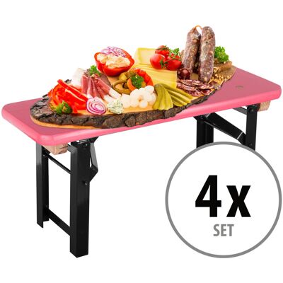 Stagecaptain 4 Assiette Ardoise Bois Rose Plateau Service Banquette Mini Table Cuisine Buffet - Publicité Stagecaptain 4 Assiette Ardoise Bois Rose Plateau Service Banquette Mini Table Cuisine Buffet - Publicité