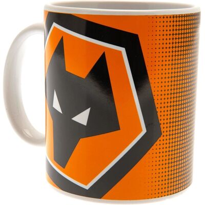 Mug avec écusson Wolverhampton Wanderers FC - Céramique, 315ml, Officiel - Publicité Mug avec écusson Wolverhampton Wanderers FC - Céramique, 315ml, Officiel - Publicité