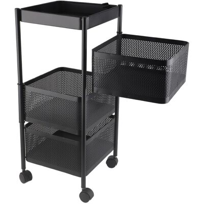 Sans Marque/générique Étagère De Rangement De Cuisine Pivotante Stable En Métal Pour Fruits Et Légumes - Publicité Sans Marque/générique Étagère De Rangement De Cuisine Pivotante Stable En Métal Pour Fruits Et Légumes - Publicité