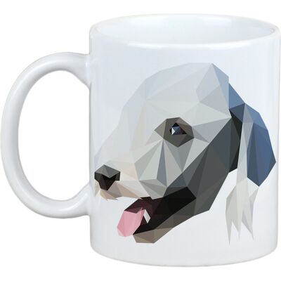 Tasse Géométrique Bedlington Terrier Art-Dog - Publicité Tasse Géométrique Bedlington Terrier Art-Dog - Publicité