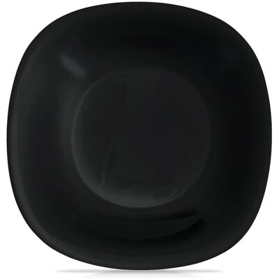 Sans Marque Assiette Creuse En Verre, Noire, Luna, 21,5 Cm, 650 Ml - Publicité Sans Marque Assiette Creuse En Verre, Noire, Luna, 21,5 Cm, 650 Ml - Publicité