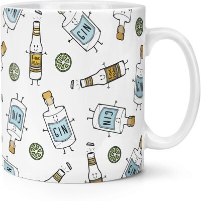 Gift Base Mug Tasse 10oz Avec Motif Gin Et Tonic - Cadeau Amusant - Publicité Gift Base Mug Tasse 10oz Avec Motif Gin Et Tonic - Cadeau Amusant - Publicité