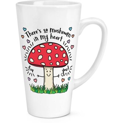 Gift Base Il Y A So Champignon En My Heart Pour Vous 483ml Grand Latte Tasse - Valentine'S - Publicité Gift Base Il Y A So Champignon En My Heart Pour Vous 483ml Grand Latte Tasse - Valentine'S - Publicité