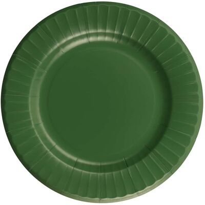 Assiettes Plates Vertes En Carton 27 Cm 8pz - Givi - Noël Jetable - Publicité Assiettes Plates Vertes En Carton 27 Cm 8pz - Givi - Noël Jetable - Publicité