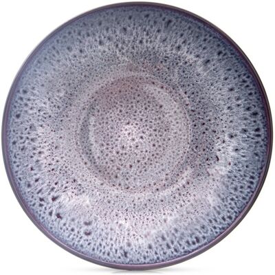 Sans Marque Assiette Creuse En Céramique, Violette, Glaze, 20,5 Cm, 900 Ml - Publicité Sans Marque Assiette Creuse En Céramique, Violette, Glaze, 20,5 Cm, 900 Ml - Publicité