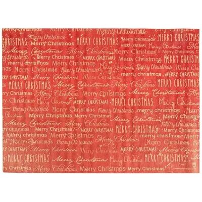 Garcia De Pou Sets De Table En Papier « Rouge Noël » 31 X 43 Cm 500 Pièces. Publicité Garcia De Pou Sets De Table En Papier « Rouge Noël » 31 X 43 Cm 500 Pièces. Publicité