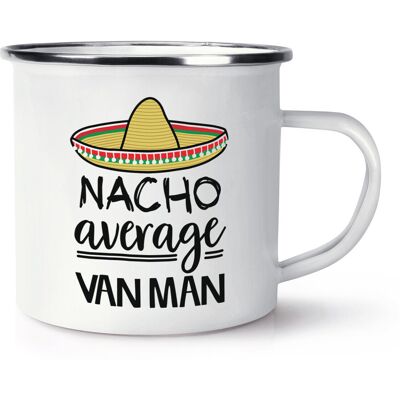 Mug Café Gift Base En Émail Blanc Motif Fantaisie 1 Tasse - Publicité Mug Café Gift Base En Émail Blanc Motif Fantaisie 1 Tasse - Publicité