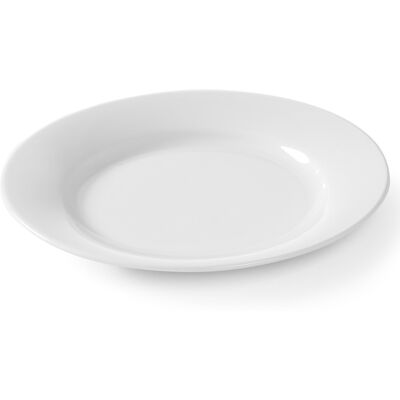 Hendi 770849 Optima - 160 mm - assiette en porcelaine blanche - Publicité Hendi 770849 Optima - 160 mm - assiette en porcelaine blanche - Publicité