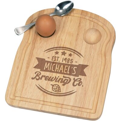 Gift Base Personnalisé Fofolle Coquetier Board Brassage Co Rond Déjeuner Papa Anniversaire - Publicité Gift Base Personnalisé Fofolle Coquetier Board Brassage Co Rond Déjeuner Papa Anniversaire - Publicité