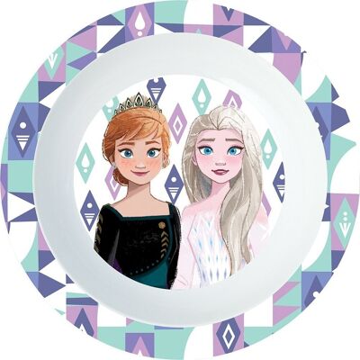 Assiette Creuse Originale Disney Frozen En Plastique Rigide Pour Enfants - Publicité Assiette Creuse Originale Disney Frozen En Plastique Rigide Pour Enfants - Publicité