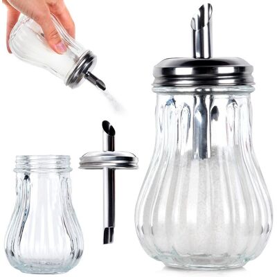 Artemis Sucrier Avec Distributeur En Verre, Sucrier - Publicité Artemis Sucrier Avec Distributeur En Verre, Sucrier - Publicité