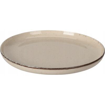 Sans Marque Assiette À Dessert Beige, Carreaux De Porcelaine, 19 Cm - Publicité Sans Marque Assiette À Dessert Beige, Carreaux De Porcelaine, 19 Cm - Publicité