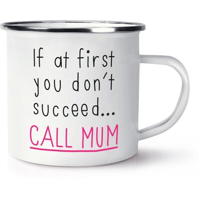 Gift Base Si À Premier You Ne Pas Succeed Appel Maman Émail Tasse Mères Jour Drôle Blague - Publicité Gift Base Si À Premier You Ne Pas Succeed Appel Maman Émail Tasse Mères Jour Drôle Blague - Publicité