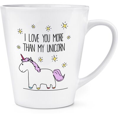 Gift Base Violet I Love You Plus Than Mon Licorne 341ml Tasse À Café Latte Tasse - Drôle - Publicité Gift Base Violet I Love You Plus Than Mon Licorne 341ml Tasse À Café Latte Tasse - Drôle - Publicité
