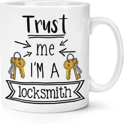 Gift Base Coffret Cadeau Trust Me I'M A Locksmith Mug Tasse Café 10oz Blanc Céramique - Publicité Gift Base Coffret Cadeau Trust Me I'M A Locksmith Mug Tasse Café 10oz Blanc Céramique - Publicité