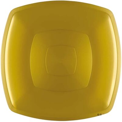 Gold Plast Sous-Plat Carré Or 30cm 12pz Recyclables - Goldplast - Noël - Publicité Gold Plast Sous-Plat Carré Or 30cm 12pz Recyclables - Goldplast - Noël - Publicité