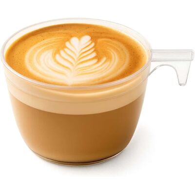 Gold Plast 25 Tasses Cappuccino Espressino Transparentes 190 Cc Goldplast Verre Café - Publicité Gold Plast 25 Tasses Cappuccino Espressino Transparentes 190 Cc Goldplast Verre Café - Publicité