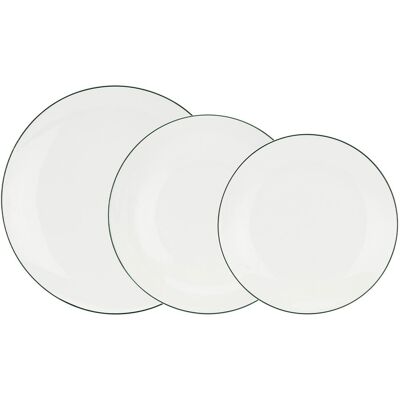 La Porcellana Bianca Cadre Service De Table Set Vaisselle 18 Pièces Porcelaine - Publicité La Porcellana Bianca Cadre Service De Table Set Vaisselle 18 Pièces Porcelaine - Publicité