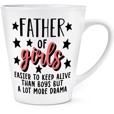 Gift Base Mug Café 12 Oz En Céramique Blanc Novelty « Father Of Girls » - Publicité Gift Base Mug Café 12 Oz En Céramique Blanc Novelty « Father Of Girls » - Publicité