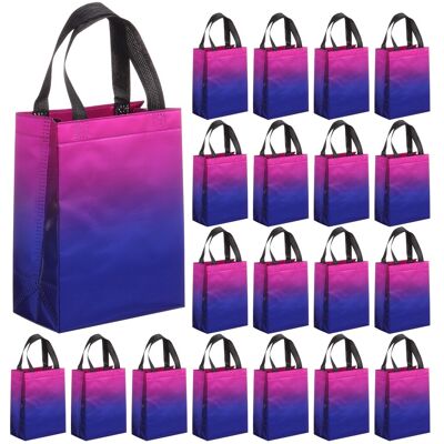 Uxcell 20 Pcs Sacs Cadeaux Réutilisables Pour Shopping Épicerie Violet - Publicité Uxcell 20 Pcs Sacs Cadeaux Réutilisables Pour Shopping Épicerie Violet - Publicité