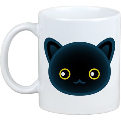 Tasse Bombay Avec Art De Chat - Publicité Tasse Bombay Avec Art De Chat - Publicité
