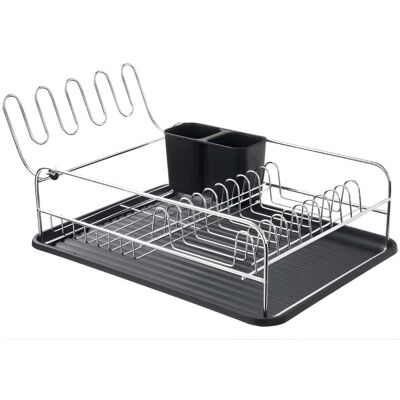 Eva Collection Scolier Chrome Avec Porte-Couverts Et Plateau Noir 49x31,6x21,2 Cm - Eva - Publicité Eva Collection Scolier Chrome Avec Porte-Couverts Et Plateau Noir 49x31,6x21,2 Cm - Eva - Publicité