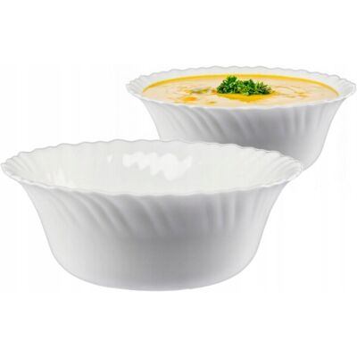 Sans Marque Bol À Soupe Et À Goûter En Céramique Blanche 17,5 Cm - Publicité Sans Marque Bol À Soupe Et À Goûter En Céramique Blanche 17,5 Cm - Publicité