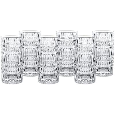 Nachtmann Ethno Verre Haut Pour Long Drink Set De 6 Pièces 422ml Cristal - Publicité Nachtmann Ethno Verre Haut Pour Long Drink Set De 6 Pièces 422ml Cristal - Publicité
