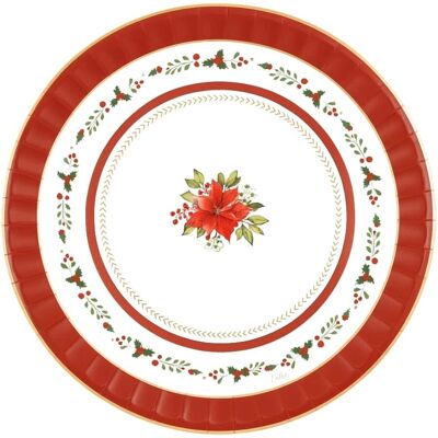 Sous-Plateaux Rouges De Noël Red Royal En Carton 33 Cm 6pz - Givi - Noël - Publicité Sous-Plateaux Rouges De Noël Red Royal En Carton 33 Cm 6pz - Givi - Noël - Publicité