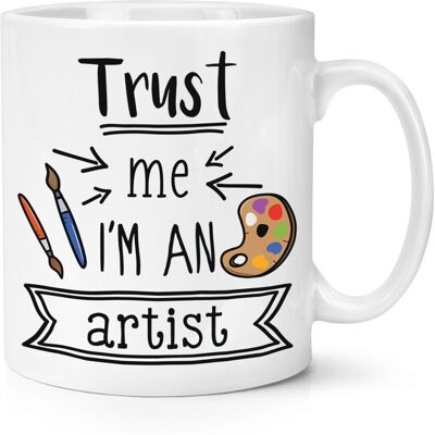 Gift Base Tasse En Céramique Blanche 10oz Coffee Mug Peintre Drôle - Publicité Gift Base Tasse En Céramique Blanche 10oz Coffee Mug Peintre Drôle - Publicité