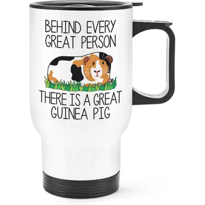 Gift Base Mug De Voyage Avec Poignée, En Métal Blanc, Motif Fantaisie - Publicité Gift Base Mug De Voyage Avec Poignée, En Métal Blanc, Motif Fantaisie - Publicité