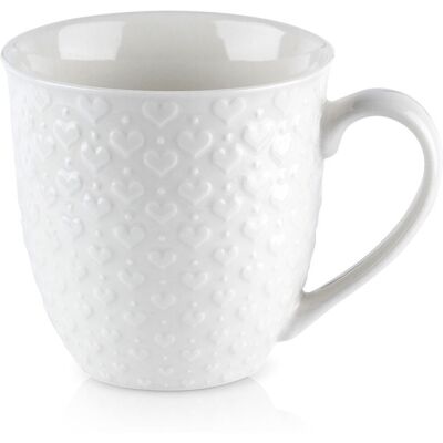 Sans Marque Mug En Céramique En Forme De Cœur 580 Ml - Publicité Sans Marque Mug En Céramique En Forme De Cœur 580 Ml - Publicité