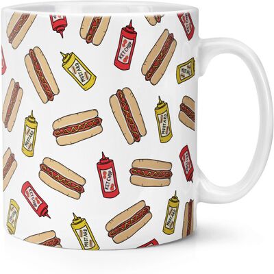 Gift Base Chaud Chien Motif 284ml Tasse Rapide Nourriture Ketchup Moutarde Drôle Cadeau - Publicité Gift Base Chaud Chien Motif 284ml Tasse Rapide Nourriture Ketchup Moutarde Drôle Cadeau - Publicité