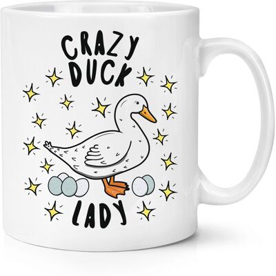 Gift Base Tasse Mug Cup 10oz De La Dame Des Canards Fous - Animal Drôle - Publicité Gift Base Tasse Mug Cup 10oz De La Dame Des Canards Fous - Animal Drôle - Publicité