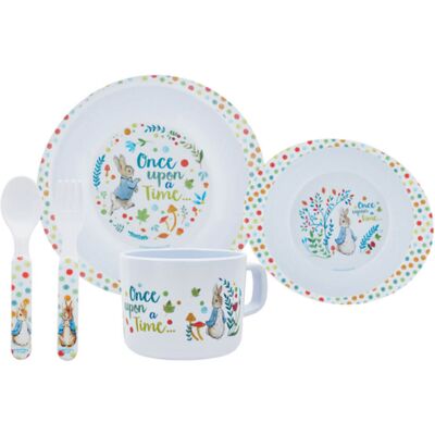 Ensemble Repas Pastel Peter Rabbit de Beatrix Potter - 5 pièces - Publicité Ensemble Repas Pastel Peter Rabbit de Beatrix Potter - 5 pièces - Publicité