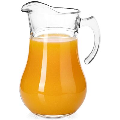 Artemis Carafe En Verre Pour Boissons, Jus, Compotes, Limonade, Eau, Grande Capacité 2,4 - Publicité Artemis Carafe En Verre Pour Boissons, Jus, Compotes, Limonade, Eau, Grande Capacité 2,4 - Publicité