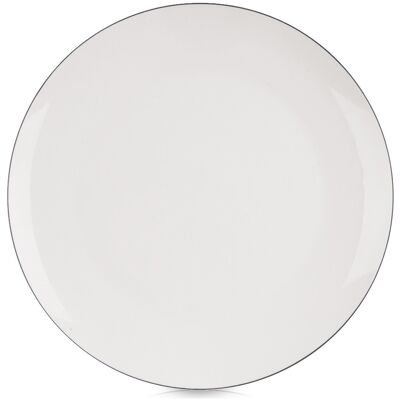 Artemis Assiette Plate, Grande, Pour Le Dîner, En Porcelaine Blanche, 27 Cm - Publicité Artemis Assiette Plate, Grande, Pour Le Dîner, En Porcelaine Blanche, 27 Cm - Publicité