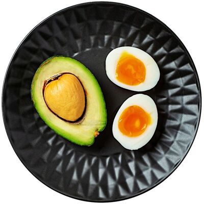 Artemis Petite Assiette À Dessert En Céramique Noire De 20 Cm, Idéale Pour Les Gâteaux E - Publicité Artemis Petite Assiette À Dessert En Céramique Noire De 20 Cm, Idéale Pour Les Gâteaux E - Publicité