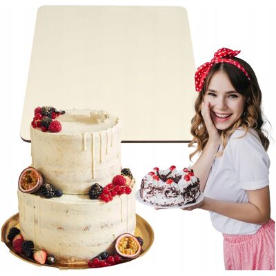 Smx Design Base À Gâteau Carrée Blanche De 30 Cm En Carton Rigide. Plateau À Gâteau Épais. Publicité Smx Design Base À Gâteau Carrée Blanche De 30 Cm En Carton Rigide. Plateau À Gâteau Épais. Publicité