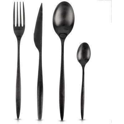 Artemis Ensemble De Couverts En Acier Pour 6 Personnes, 24 Pièces : Fourchette, Cuillère - Publicité Artemis Ensemble De Couverts En Acier Pour 6 Personnes, 24 Pièces : Fourchette, Cuillère - Publicité