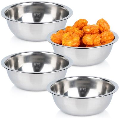 Excellent Houseware Bols En Acier 250 Ml 4 Pcs. Publicité Excellent Houseware Bols En Acier 250 Ml 4 Pcs. Publicité