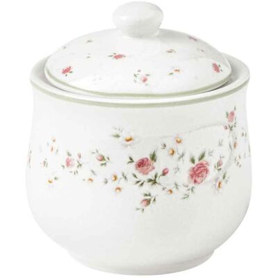 Brandani Nonna Rosa Sucrier 10x12cm 350gr Porcelaine - Publicité Brandani Nonna Rosa Sucrier 10x12cm 350gr Porcelaine - Publicité