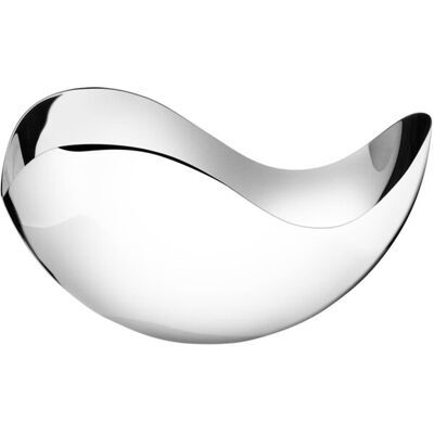 Georg Jensen Bloom Petite Coupe 16 Cm Acier Inox Poli Miroir - Publicité Georg Jensen Bloom Petite Coupe 16 Cm Acier Inox Poli Miroir - Publicité