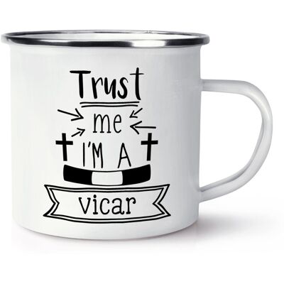 Gift Base Trust Me I'M A Vicaire Émail Tasse Dieu Jésus Worlds Best Awesome Anniversaire - Publicité Gift Base Trust Me I'M A Vicaire Émail Tasse Dieu Jésus Worlds Best Awesome Anniversaire - Publicité